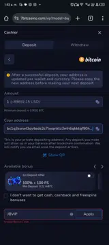 JBVIP coupon verification screenshot