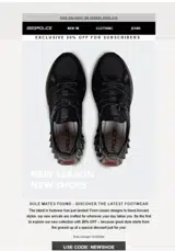 NEWSHOE coupon verification screenshot