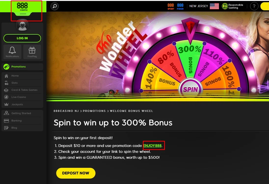 how to use 888Casino coupons