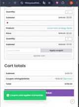erickgabrielsie coupon verification screenshot