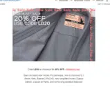 LD20 coupon verification screenshot