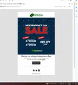 JULY20 coupon verification screenshot