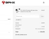 9PHX Racing coupon verification screenshot