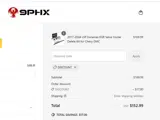 9PHX Racing coupon verification screenshot
