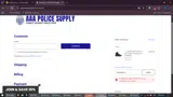 AAA Police Supply coupon verification screenshot