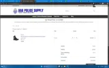 AAA Police Supply coupon verification screenshot