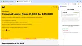 AA Loans coupon verification screenshot