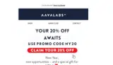 ny20 coupon verification screenshot