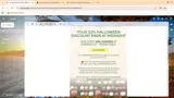halloween coupon verification screenshot