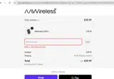 AAWireless coupon verification screenshot