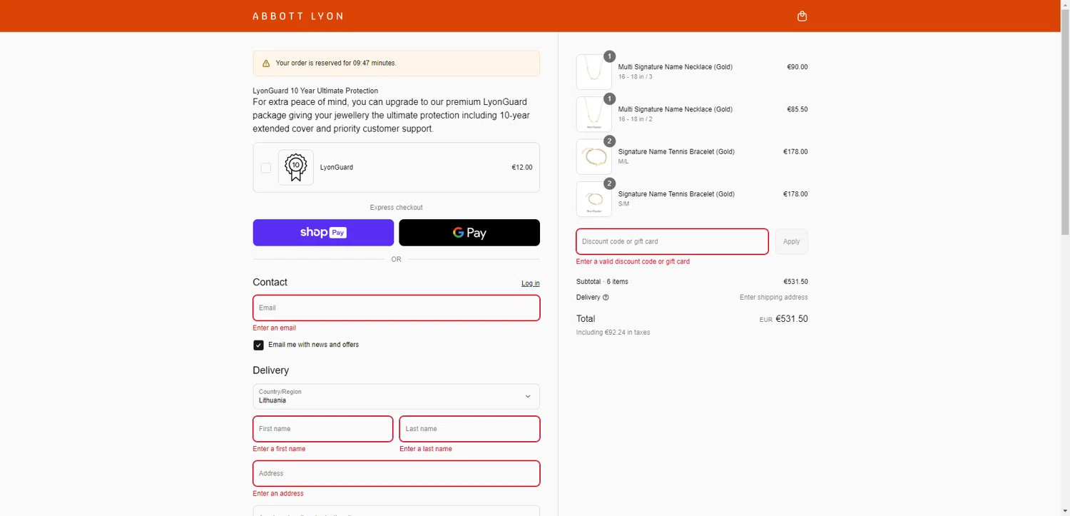 Abbott Lyon discount code screenshot showing code 2FOR1 applied at Abbott Lyon checkout page. Uploaded by SimplyCodes community member RewardTitan728 on Aug 22, 2025