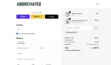 Abbreviated coupon verification screenshot