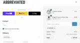 Abbreviated coupon verification screenshot