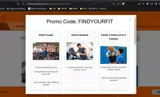 ABC Fitness coupon verification screenshot
