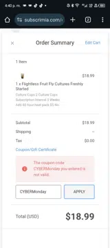 Abdragons coupon verification screenshot