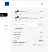 ABENA USA coupon verification screenshot