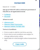 Henckels coupon verification screenshot