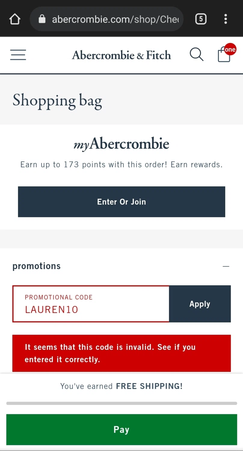 abercrombie and fitch voucher code