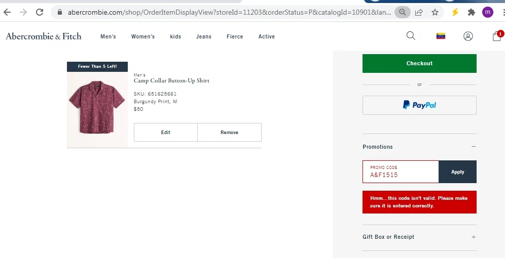 a&f coupons