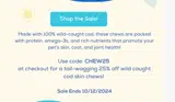 chew25 coupon verification screenshot