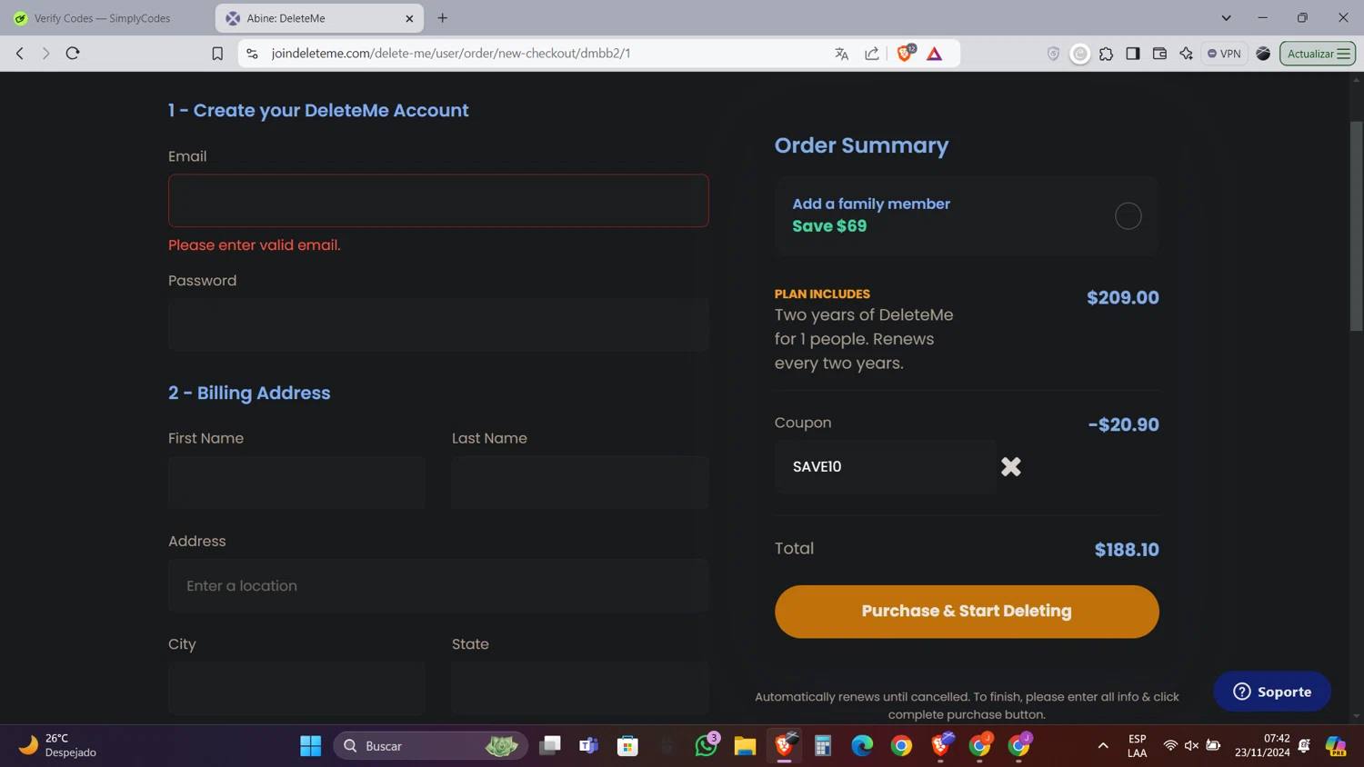 where to use ThemeForest promo code box