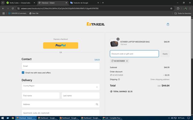 Ablebits.com checkout page showing Ablebits.com discount code box | Screenshot taken by SimplyCodes community member on Mar 14, 2025