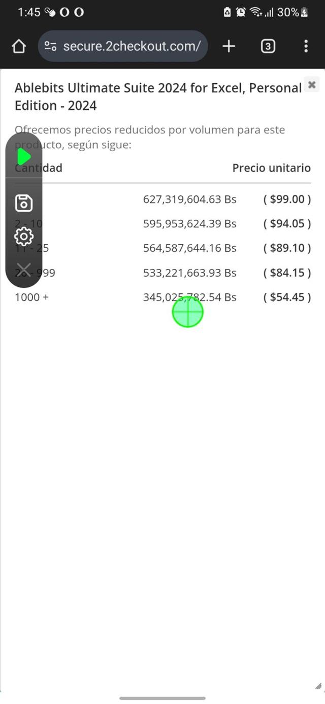 Ablebits.com checkout page showing Ablebits.com discount code box | Screenshot taken by SimplyCodes community member on Feb 25, 2025