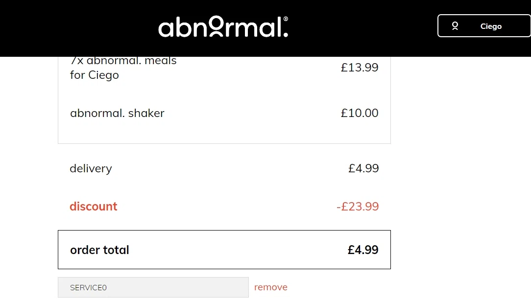 where to use Abnormal promo code box