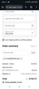 %10agrf2aSa12a2 coupon verification screenshot