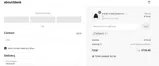 About:blank coupon verification screenshot