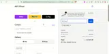 WELCOME coupon verification screenshot