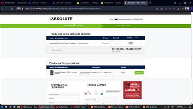Absolute LoJack checkout page showing Absolute LoJack coupon code box | Screenshot taken by SimplyCodes community member on Apr 25, 2024
