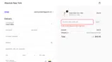 Absolute New York coupon verification screenshot