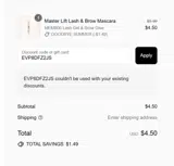 Absolute New York coupon verification screenshot