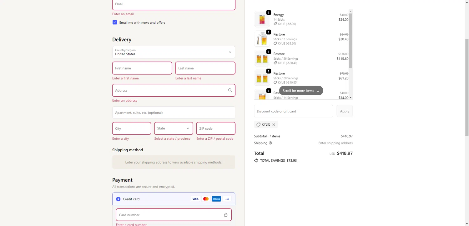 Verification screenshot for 15% Off Storewide at The Absorption Company — 6mo ago