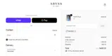 Abyss by Abby coupon verification screenshot