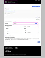 The Academy of Natural Sciences of Drexel University coupon verification screenshot