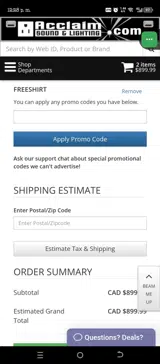 FREESHIRT coupon verification screenshot