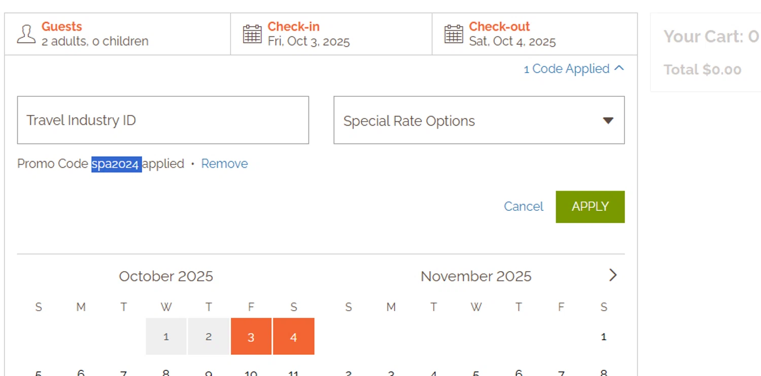 All Accor+ promo code screenshot showing code LOYALTY applied at All Accor+ checkout page. Uploaded by SimplyCodes community member Dejadepicharme on Oct 3, 2025