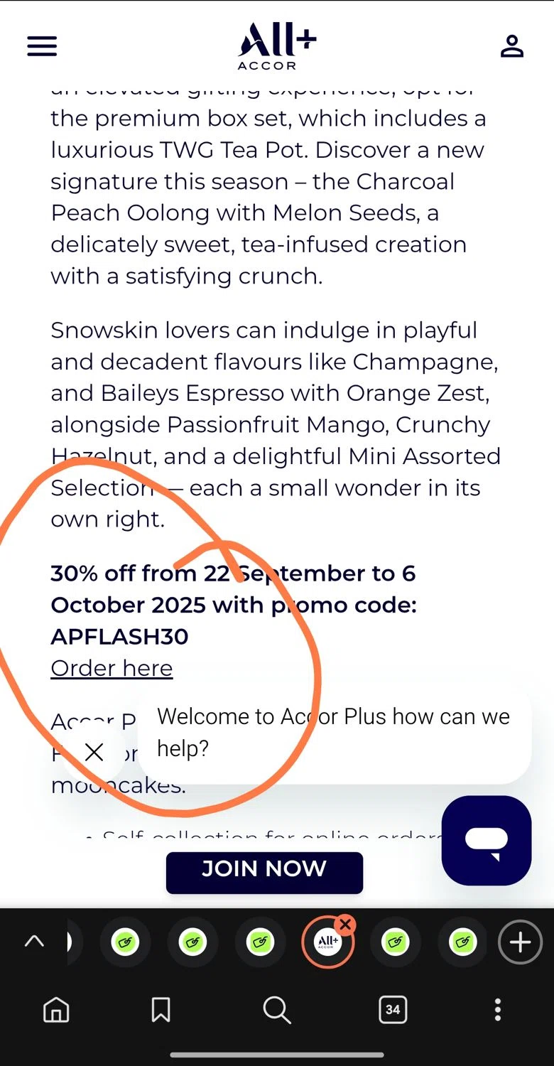 All Accor+ promo code screenshot showing code APFLASH30 applied at All Accor+ checkout page. Uploaded by SimplyCodes community member Dejadepicharme on Oct 29, 2025