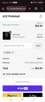 Bf40 coupon verification screenshot