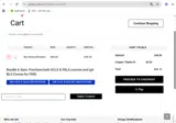 THANKS10 coupon verification screenshot
