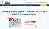 ACLSCOUPON20 coupon verification screenshot