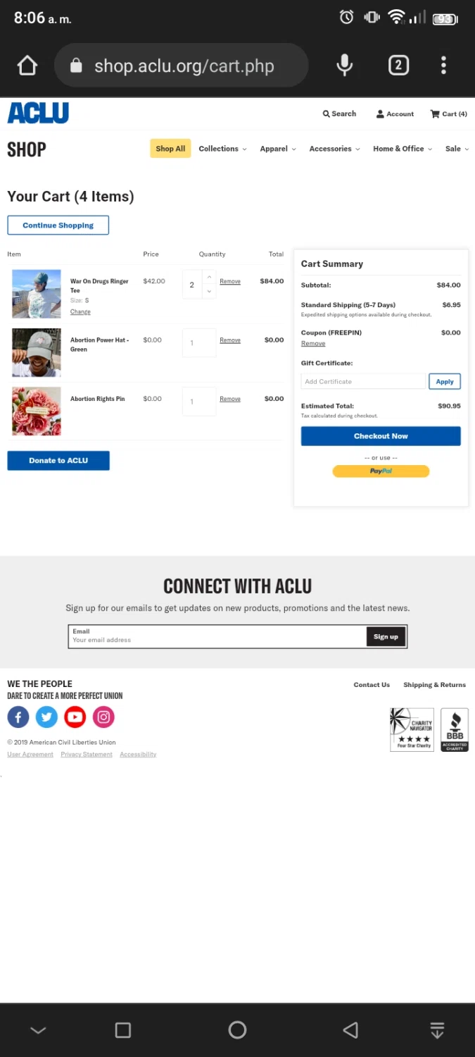 how to use Aclu coupons