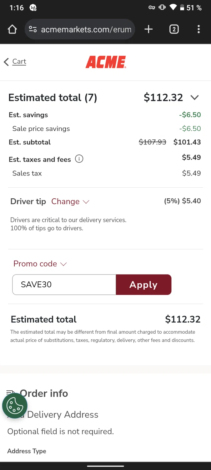 ACME Markets Promo Codes 30 Off July 2024