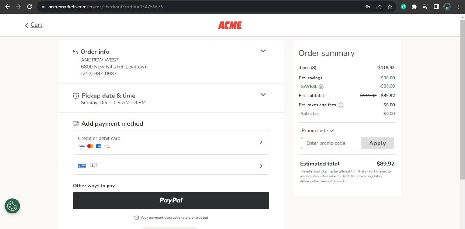 ACME Markets Promo Codes 20 Off September 2024