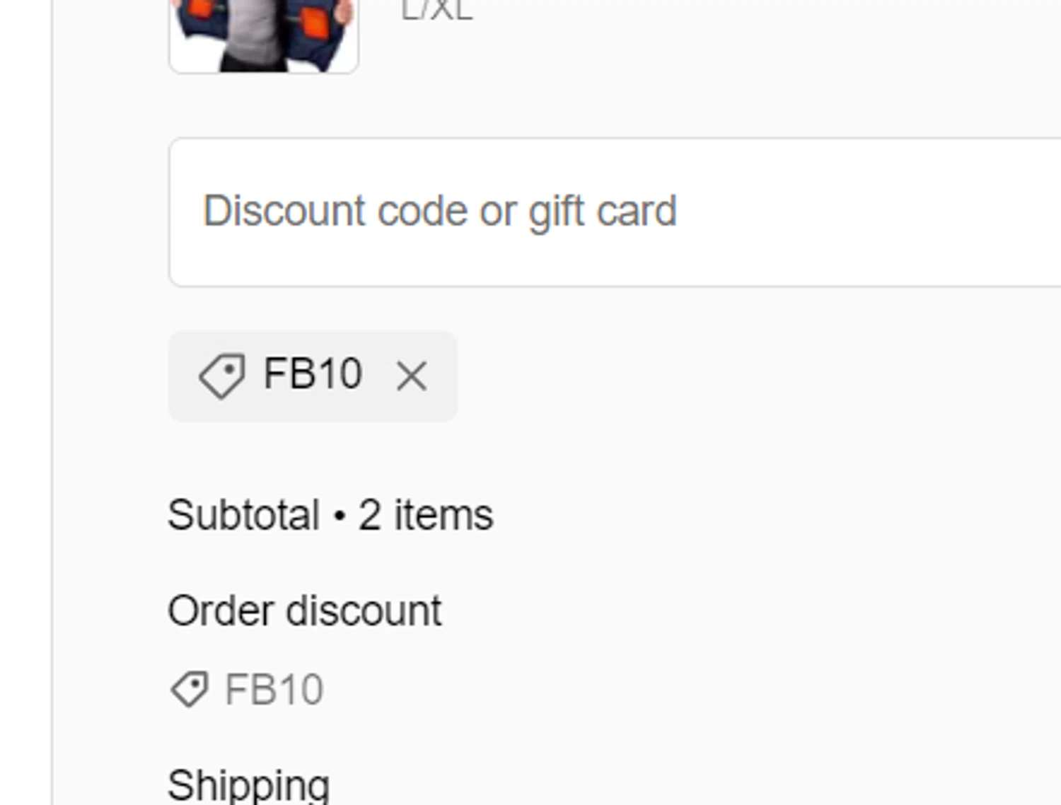 Action Heat discount code screenshot showing code FB10 applied at Action Heat checkout page. Uploaded by SimplyCodes community member GloriousMaverick573 on Dec 30, 2024