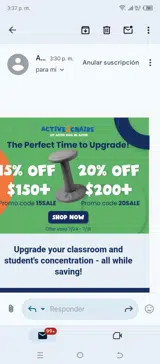 20SALE coupon verification screenshot