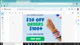HOLIDAY20 coupon verification screenshot