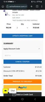 BEST10 coupon verification screenshot